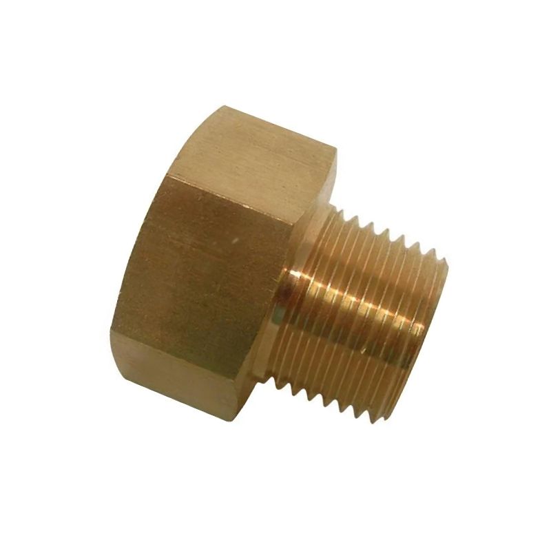 Brass Garden Hose Fitting, Connector, 3/4" Female Hose ID x 1/2" Male Pipe