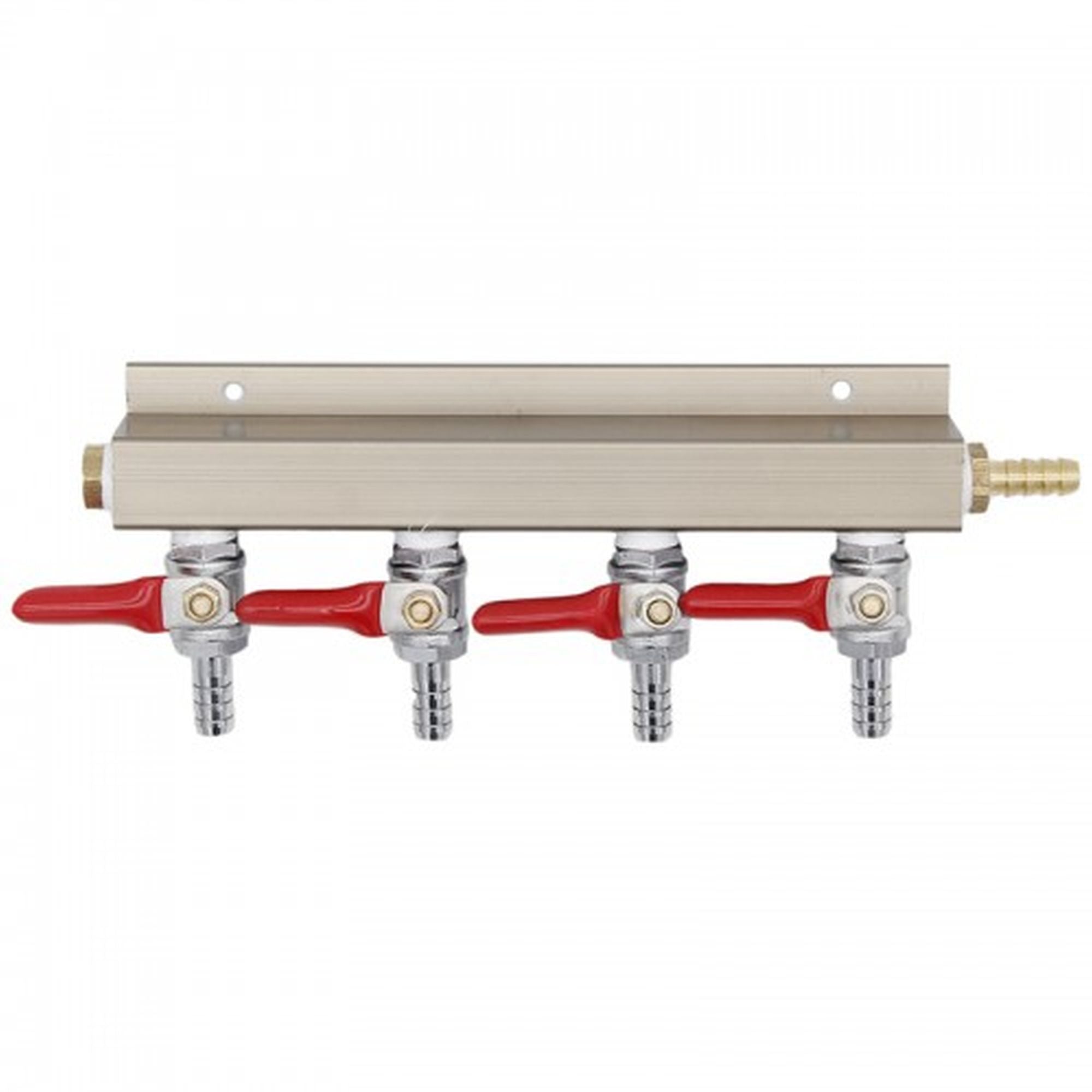 3 Way CO2 Distribution Block Manifold (Splitter) with 5/16" Barbs