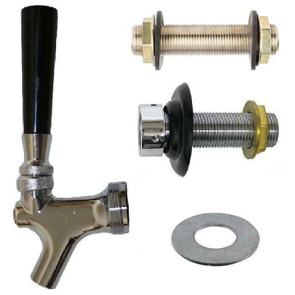 Jockey Box Coil Shank and Faucet Kit - 3/8" Coils