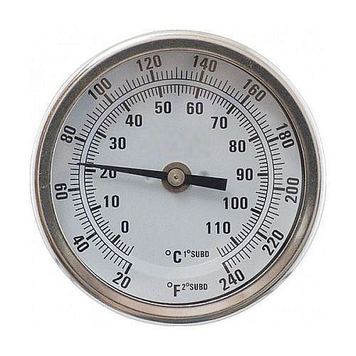 Stainless Steel 6 Probe Thermometer - 1/2 MNPT